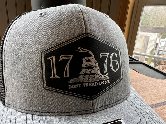 1776 Gadsden Flag Hat Heather/Black