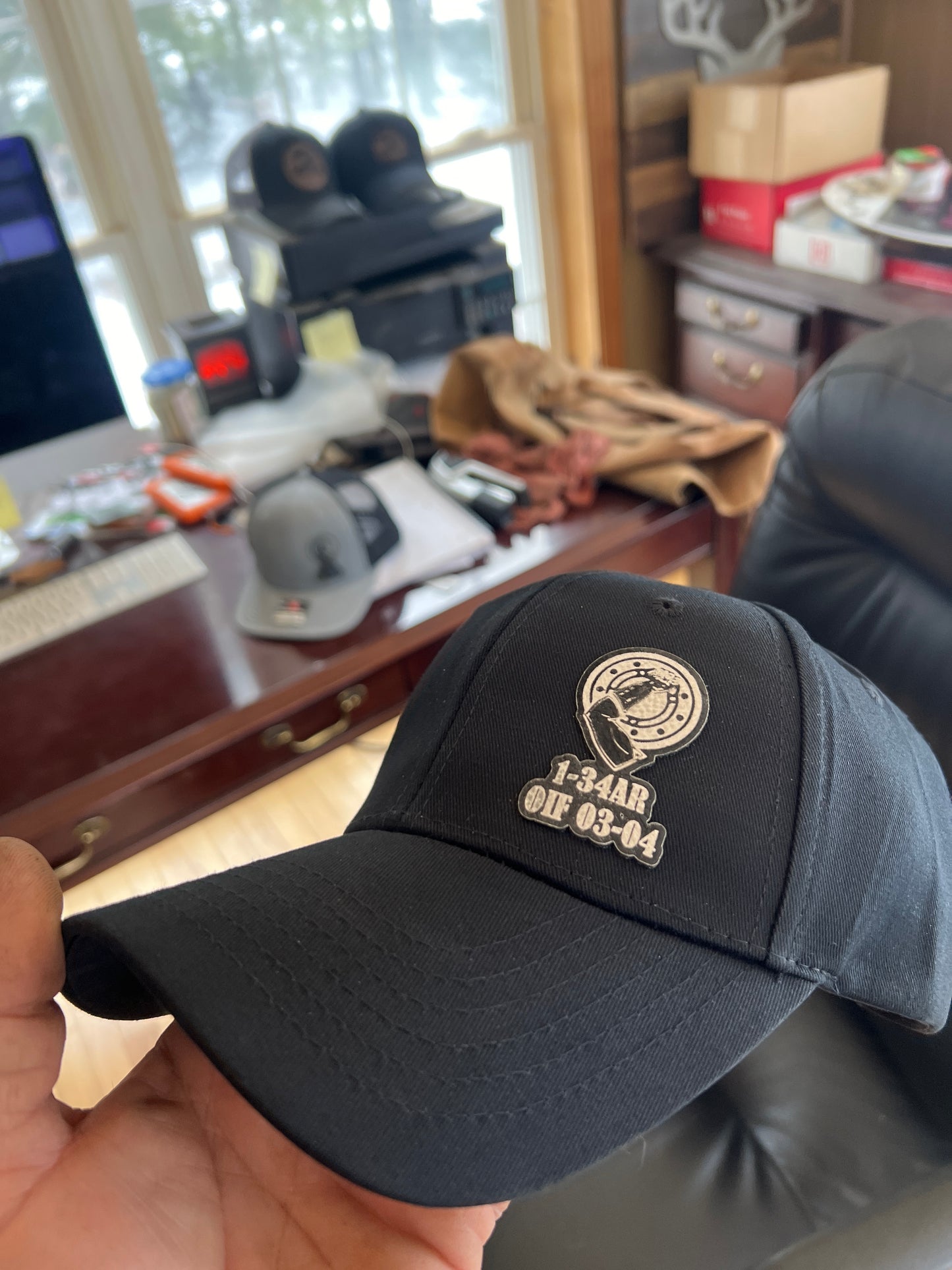 Custom 1-34AR Hat, Black