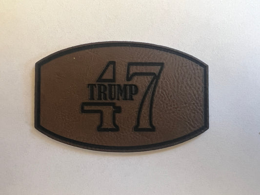 Trump 47 Hat Patch