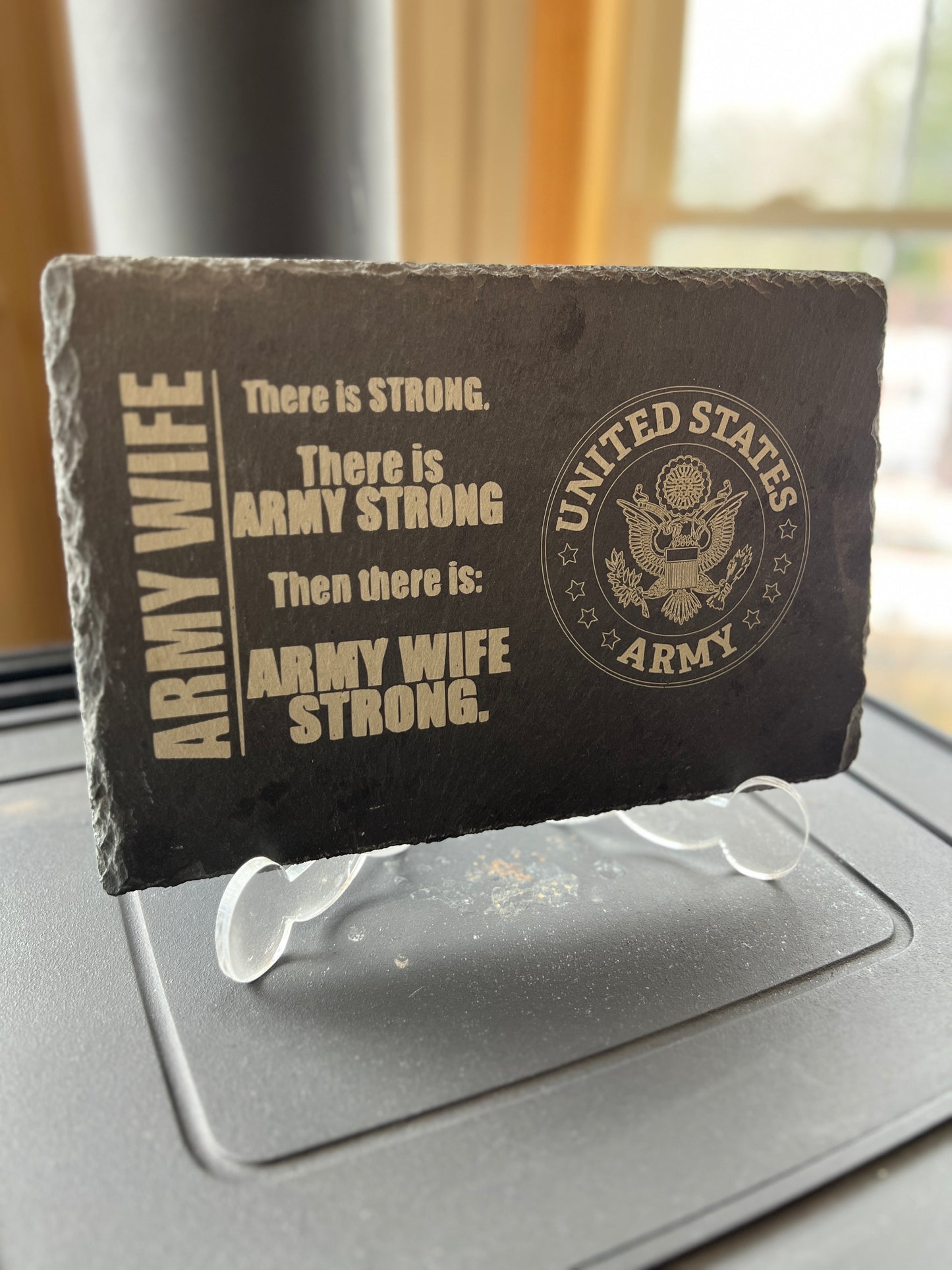 Army Wife Plaque