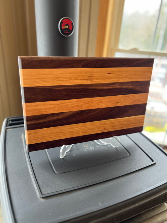 Cherry and Walnut Cutting Board